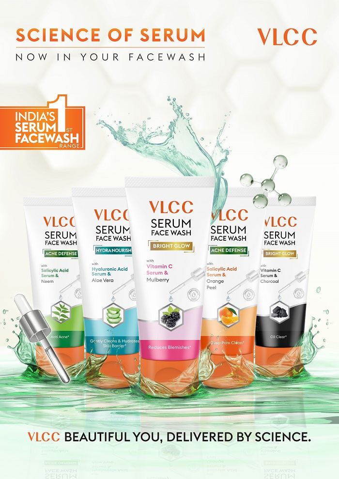 VLCC Revolutionizes Skincare with the Launch of India’s First Serum Facewash Range