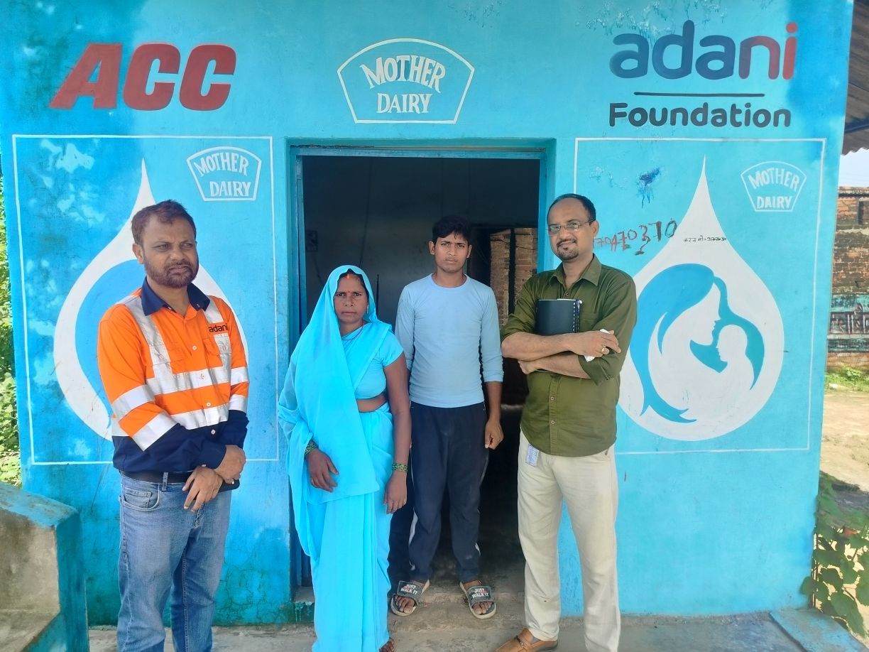 Adani Foundation at ACC Tikaria benefits 100 rural dairy farmers by quadrupling milk collection