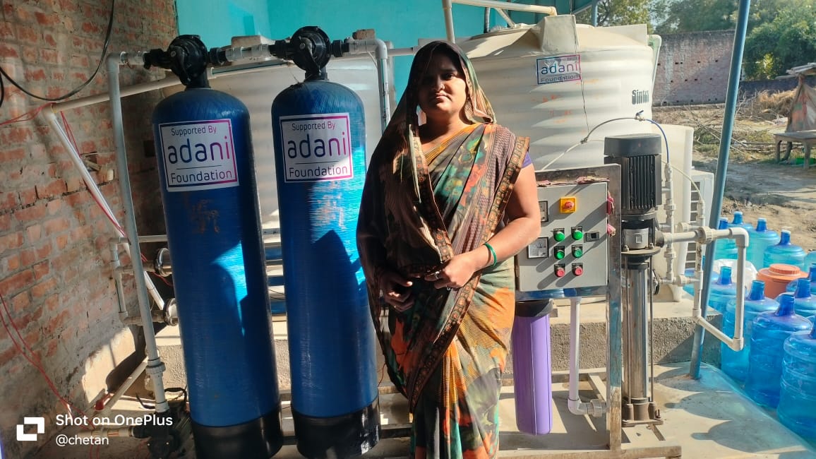 Adani Foundation at ACC Tikaria empowers rural women through sustainable RO Plant initiative